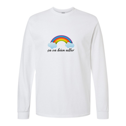 Men's Ça va bien aller Gildan Heavy Cotton Long Sleeve T-Shirt