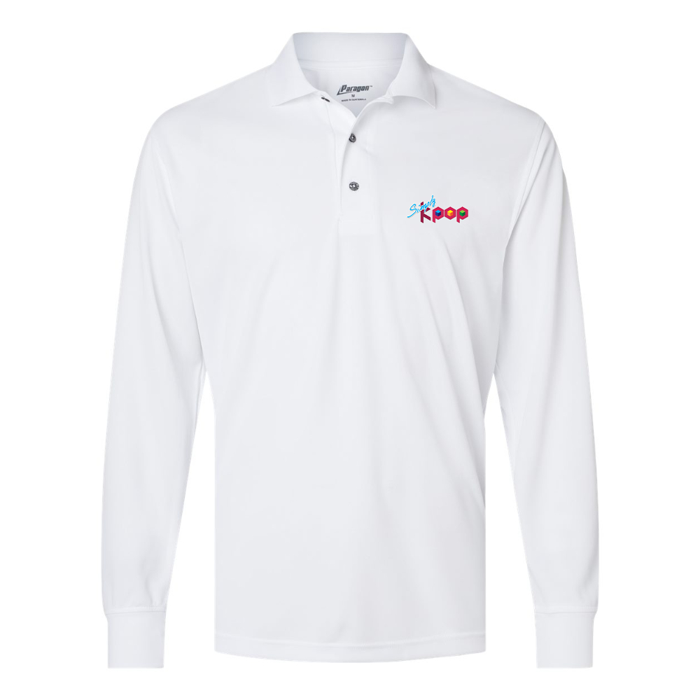Men's  Simply Kpop Paragon Prescott Long Sleeve Polo