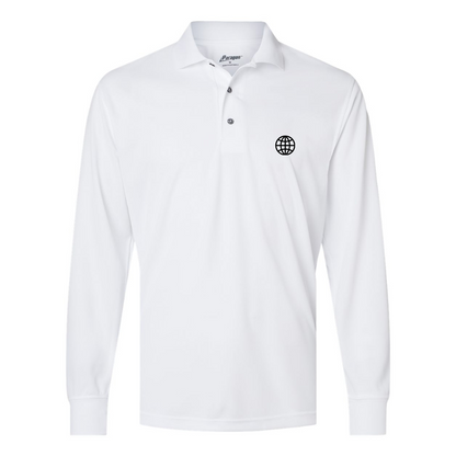 Men's Internet Globe Paragon Prescott Long Sleeve Polo