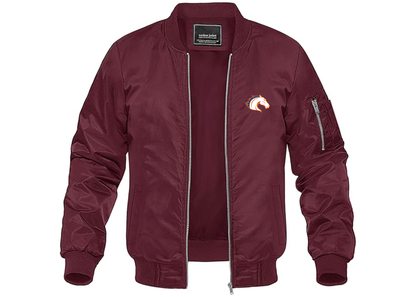 Men's Texas Arlington Mavericks Lightweight Bomber Jacket Windbreaker Softshell Varsity Jacket Coat