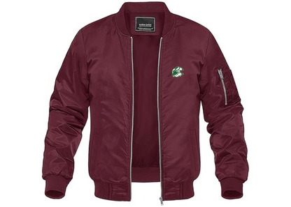 Men's Utah Valley Wolverines Lightweight Bomber Jacket Windbreaker Softshell Varsity Jacket Coat