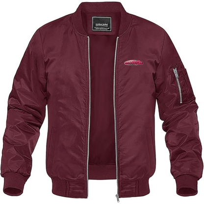 Men's Connaught Motor Company Logo Lightweight Bomber Jacket Windbreaker Softshell Varsity Jacket Coat