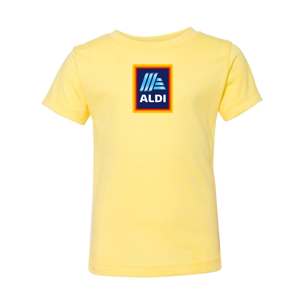 Aldi Logo BELLA  CANVAS Toddler Jersey Tee