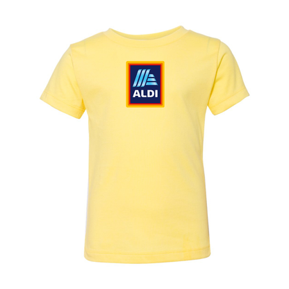 Aldi Logo BELLA  CANVAS Toddler Jersey Tee