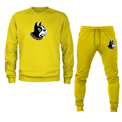 Men's    Woffrd Terriers  Crewneck Sweatshirt Joggers Suit