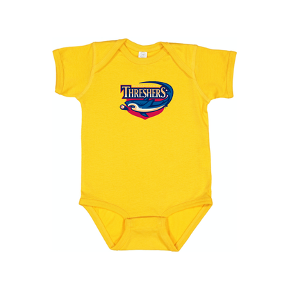 Clearwater Threshers Logo Baby Onesie Romper