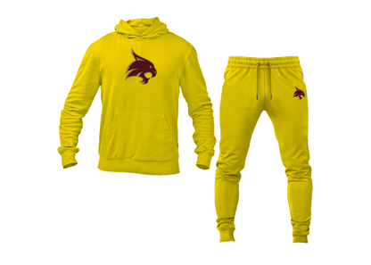 Men's Texas State Bobcats Hoodie Joggers Set
