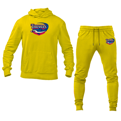 Men's Clearwater Threshers Logo Hoodie Joggers Set