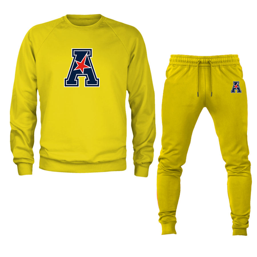 Men's  American Athletic Conference  Crewneck Sweatshirt Joggers Suit