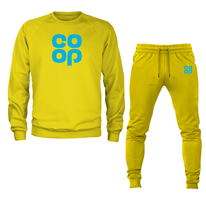 Men's CoOp Crewneck Sweatshirt Joggers Suit