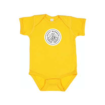 Happy Mammoth Logo Baby Onesie Romper