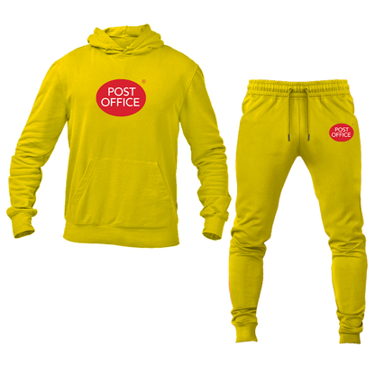 Men's Post Office Logo Hoodie Joggers Set