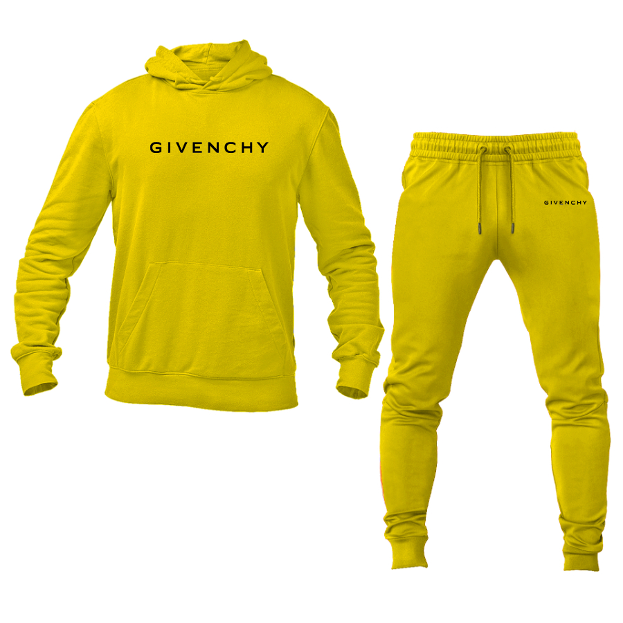 Men's Givenchy Logo Hoodie Joggers Set