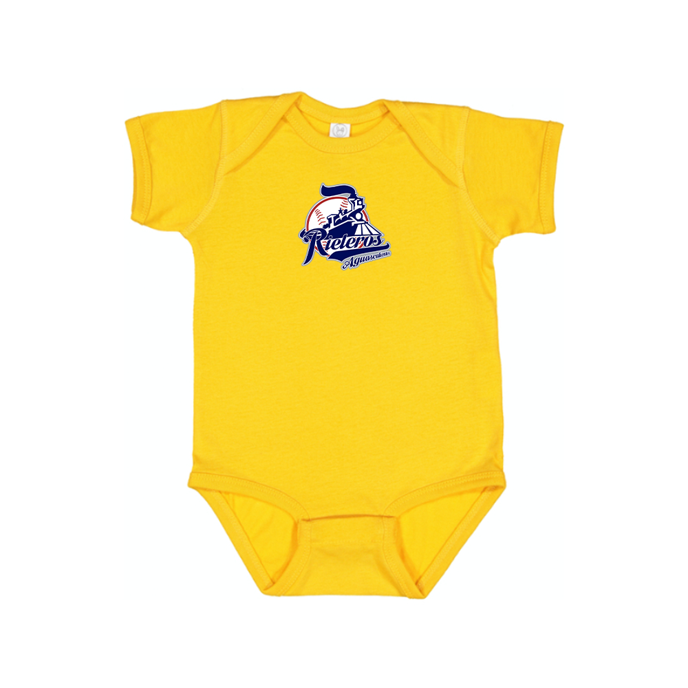 Aguascalientes Rieleros Logo Baby Romper Onesie
