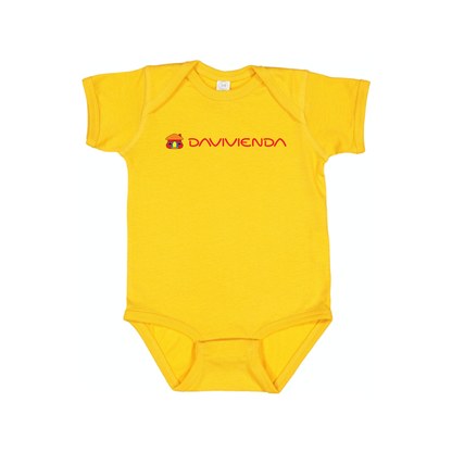 Davivienda Logo Baby Onesie Romper
