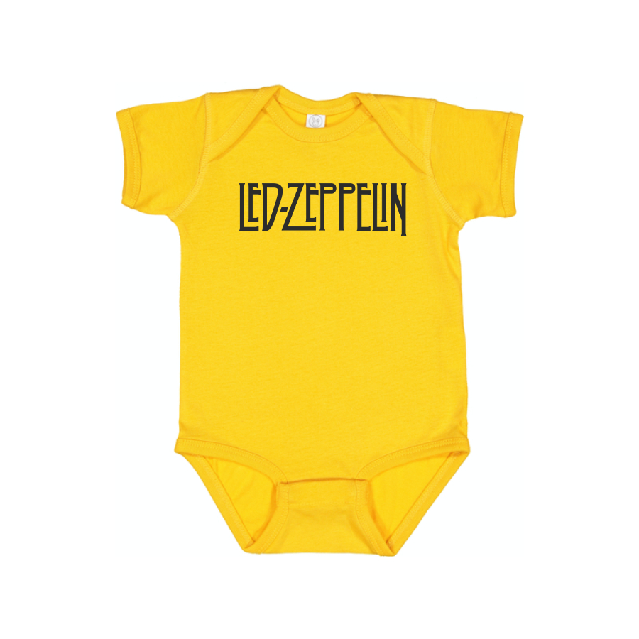 Led Zeppelin Logo Baby Onesie Romper