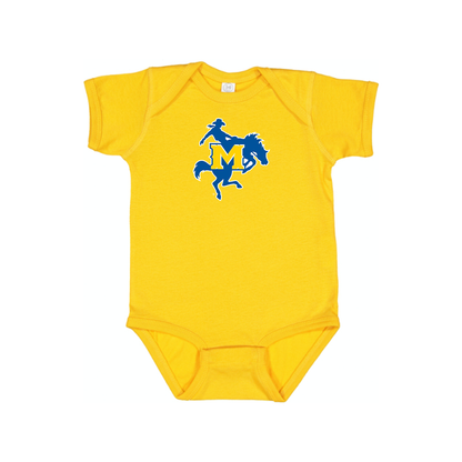 McNeese State Cowboys Logo Baby Romper Onesie
