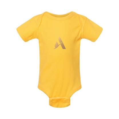 Accor Golden Logo Rabbit Skins Infant Baby Rib Bodysuit