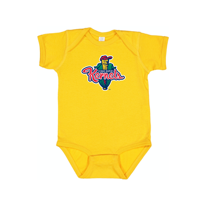 Cedar Rapids Kernels Logo Baby Onesie Romper