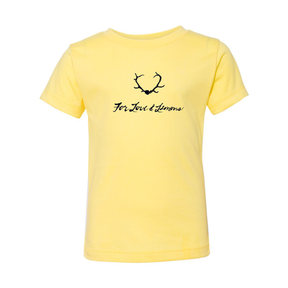 For Loves & Lemons BELLA  CANVAS Toddler Jersey Tee