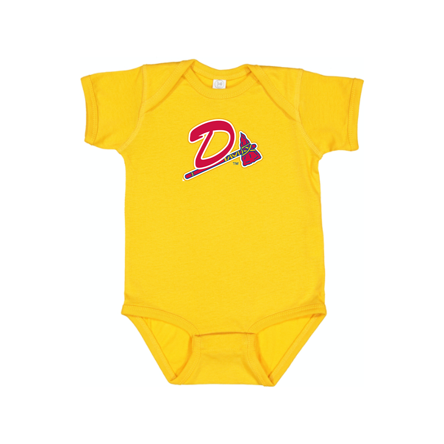 Danville Braves Logo Baby Onesie Romper