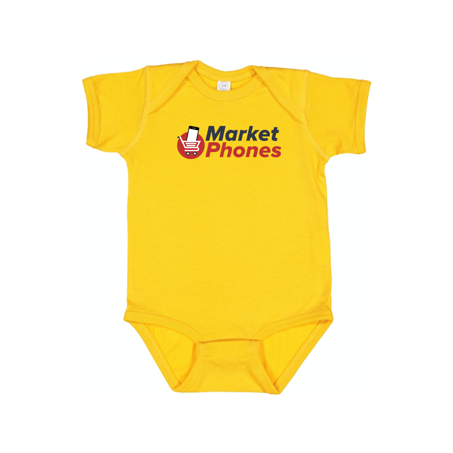 MarketPhones.com Logo Baby Onesie Romper