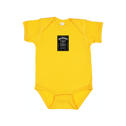 Jack Daniels Logo Baby Romper Onesie