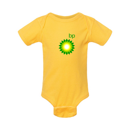 BP Oil Logo Rabbit Skins Infant Baby Rib Bodysuit
