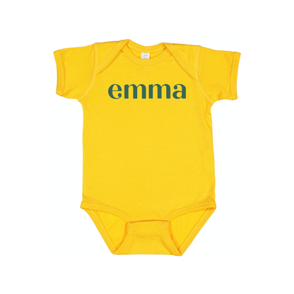 Emma Logo Baby Onesie Romper