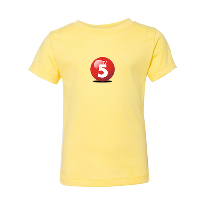 ABC TV5 Logo BELLA  CANVAS Toddler Jersey Tee