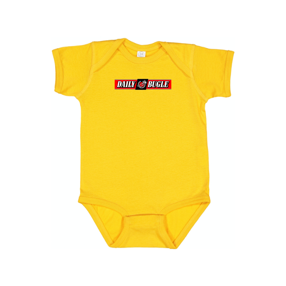 Daily Bugle Logo Baby Romper Onesie