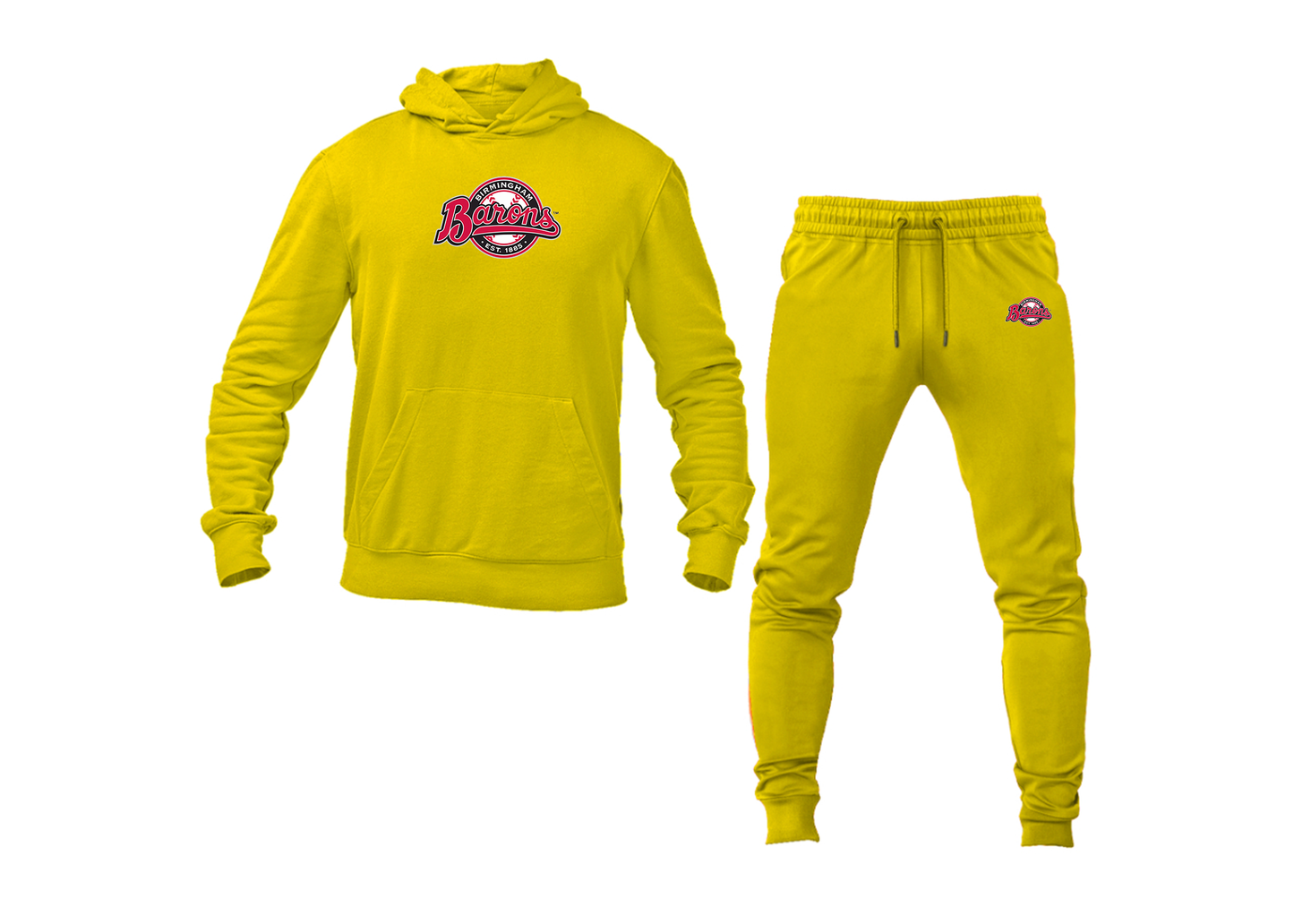 Men's Birmingham Barons Logo Hoodie Joggers Set