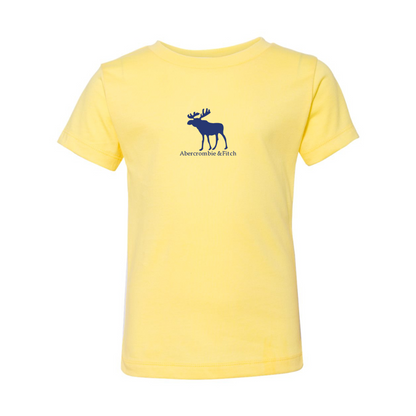 Abercrombie & Fitch Moose Logo BELLA  CANVAS Toddler Jersey Tee