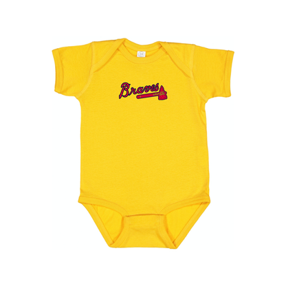 Atlanta Braves Logo Baby Romper Onesie