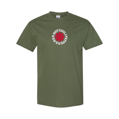 Men's Red Hot Chili Peppers Logo Cotton T-Shirt