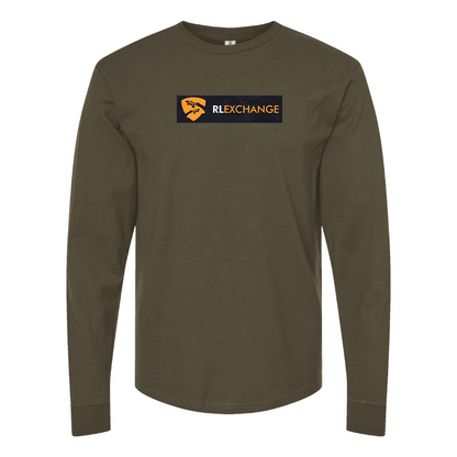 Men's RL Exchange Logo Cotton Long Sleeve T-Shirt