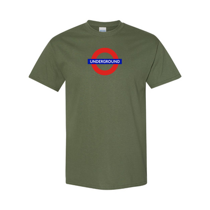 Men's London Tube Logo Cotton T-Shirt