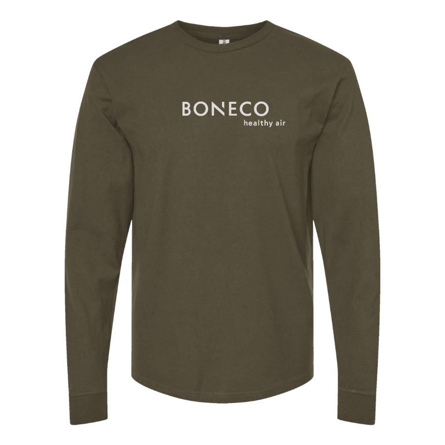 Men's Boneco Logo Cotton Long Sleeve T-Shirt