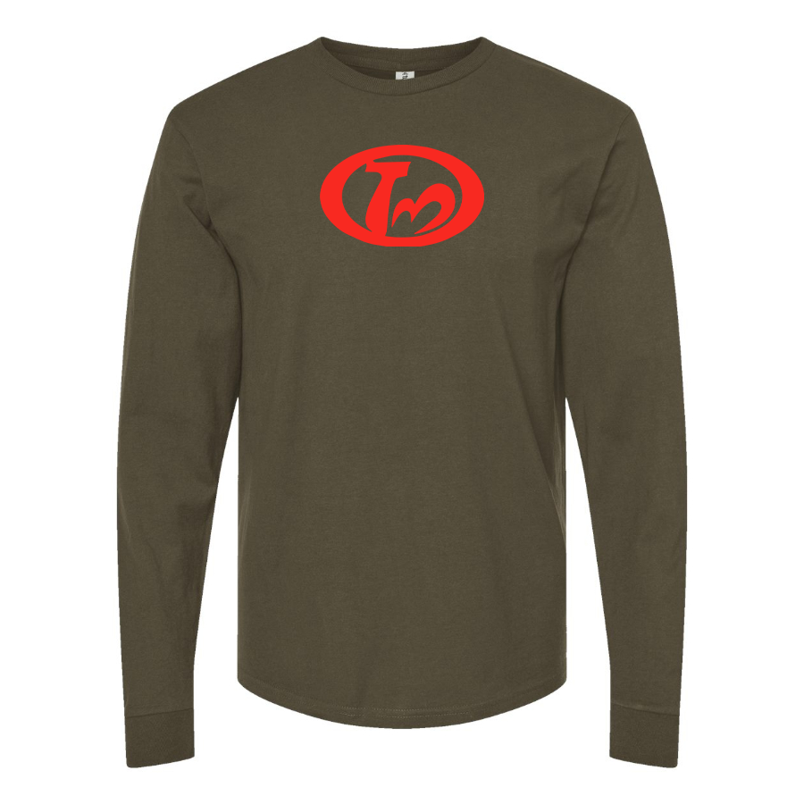 Men's Tianma Logo Cotton Long Sleeve T-Shirt