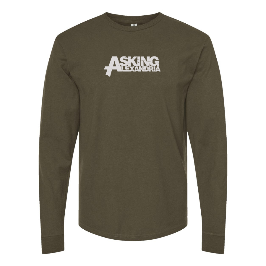 Men's Asking Alexandria Logo Cotton Long Sleeve T-Shirt