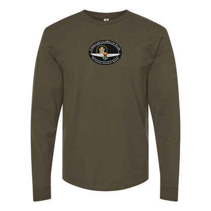 Men's Cadillac and Lasalle Club Logo Cotton Long Sleeve T-Shirt