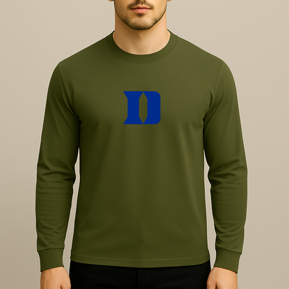 Men's Duke Blue Devils Logo Long Sleeve T-Shirt