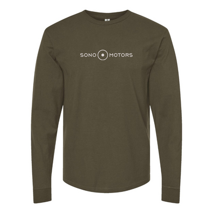 Men's Sono Motors Logo Cotton Long Sleeve T-Shirt