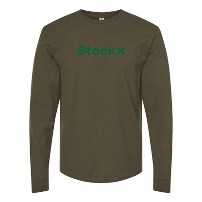 Men's StockX Logo Cotton Long Sleeve T-Shirt