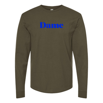 Men's Dame Products  Logo Cotton Long Sleeve T-Shirt