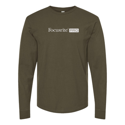 Men's Focusrite Logo Cotton Long Sleeve T-Shirt