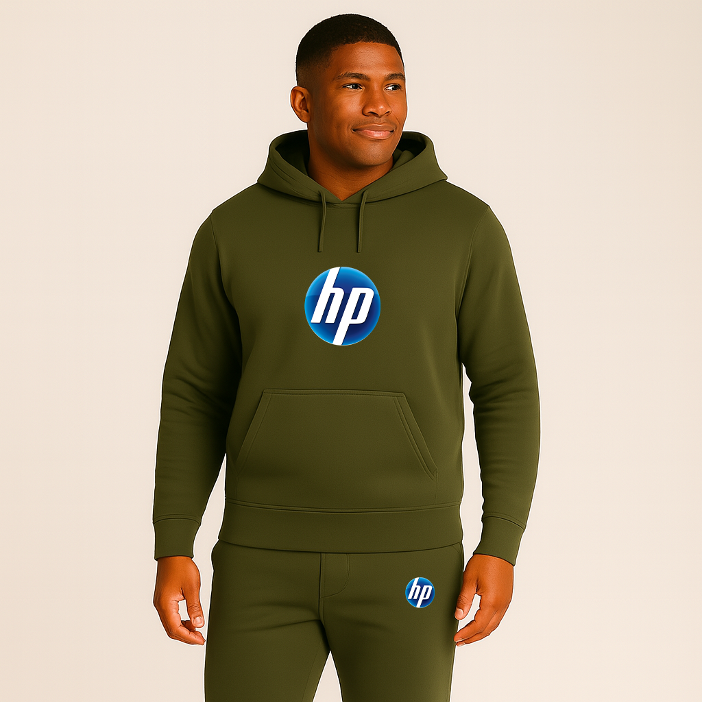 Men's HP Logo Hoodie Joggers Set