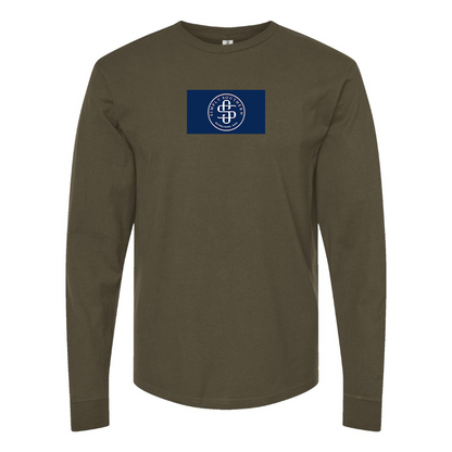 Men's Simply Southern Logo Cotton Long Sleeve T-Shirt