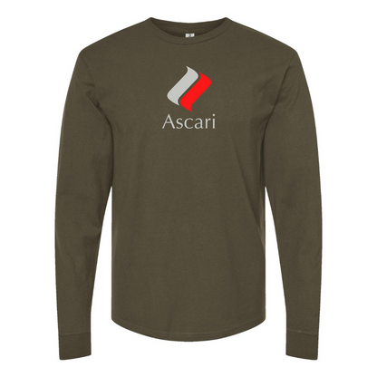 Men's Ascari Logo Cotton Long Sleeve T-Shirt