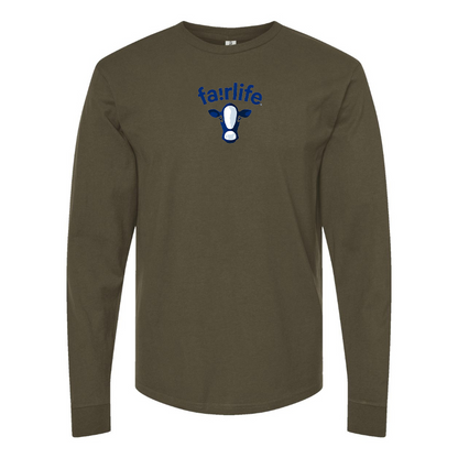 Men's Fairlife Logo Cotton Long Sleeve T-Shirt